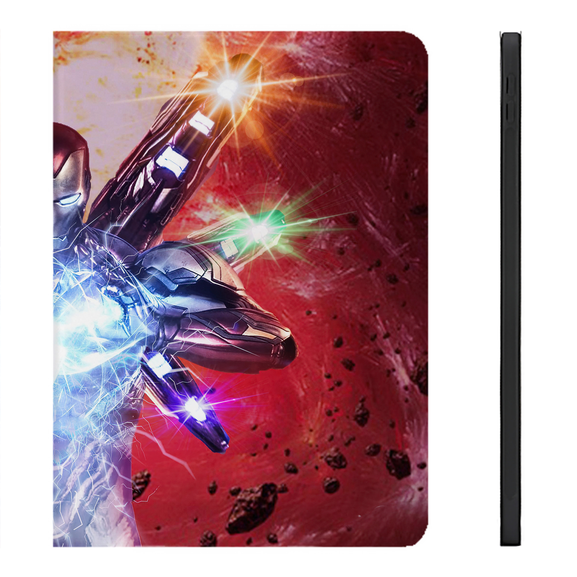 （画像用） アベンジャーズ The Avengers IPadケース ペンホルダー付き ブックスタイルデザイン